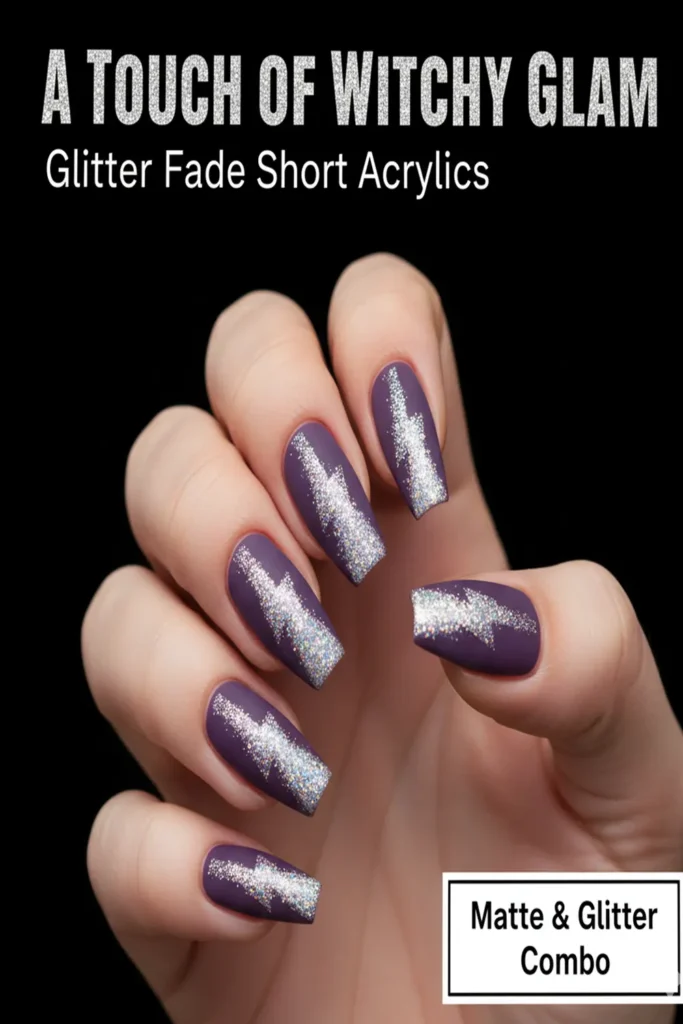 Creative Designs for Halloween Short Acrylic Nails