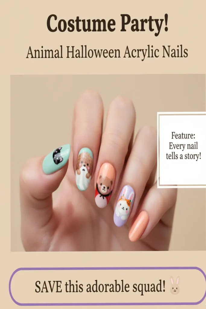 Trending Designs for Cute Halloween Nails Acrylic