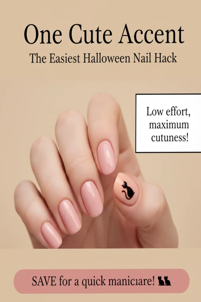Cute Short Halloween Nails