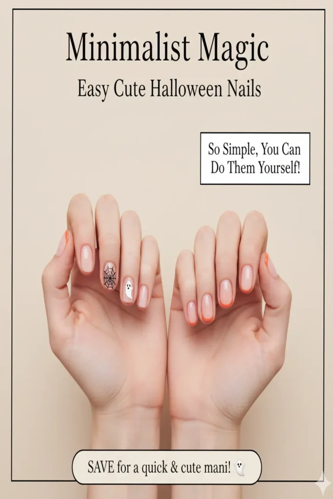 Creative Ideas for Cute Simple Halloween Nails