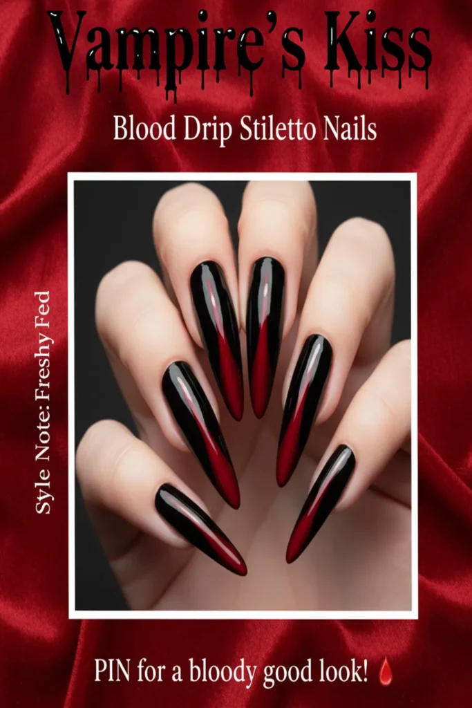 Stiletto Acrylic Halloween Nails