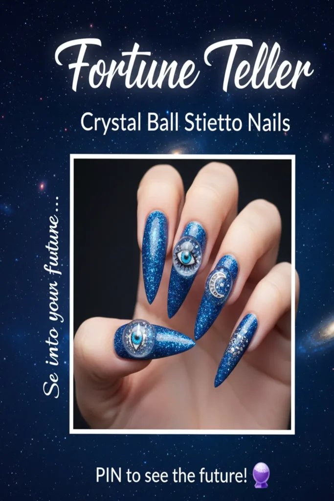 Stiletto Acrylic Halloween Nails