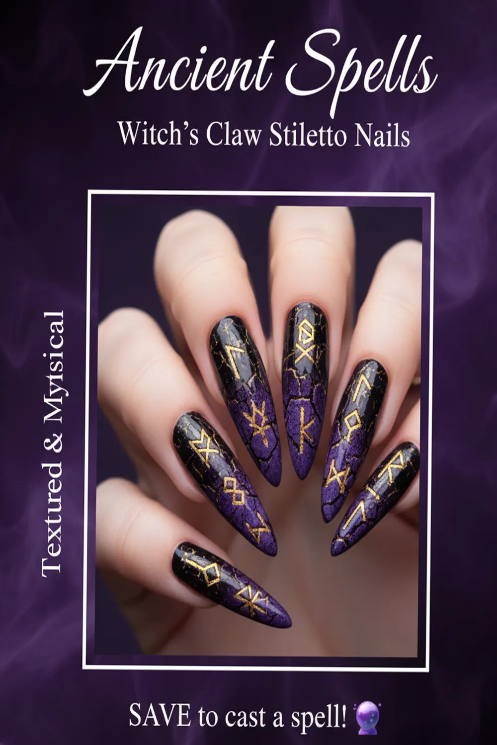 Stiletto Acrylic Halloween Nails